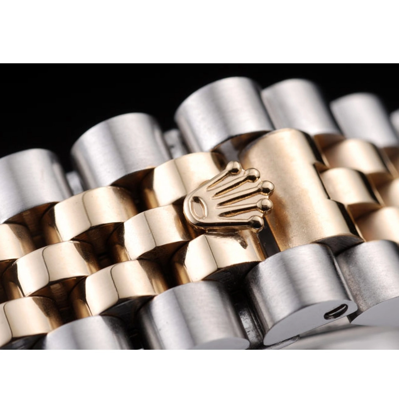 Rolex aaa copy Two 18k DateJust Gold Plated Silver Tone Steel 98084 Rolex Dial Stainless 0709